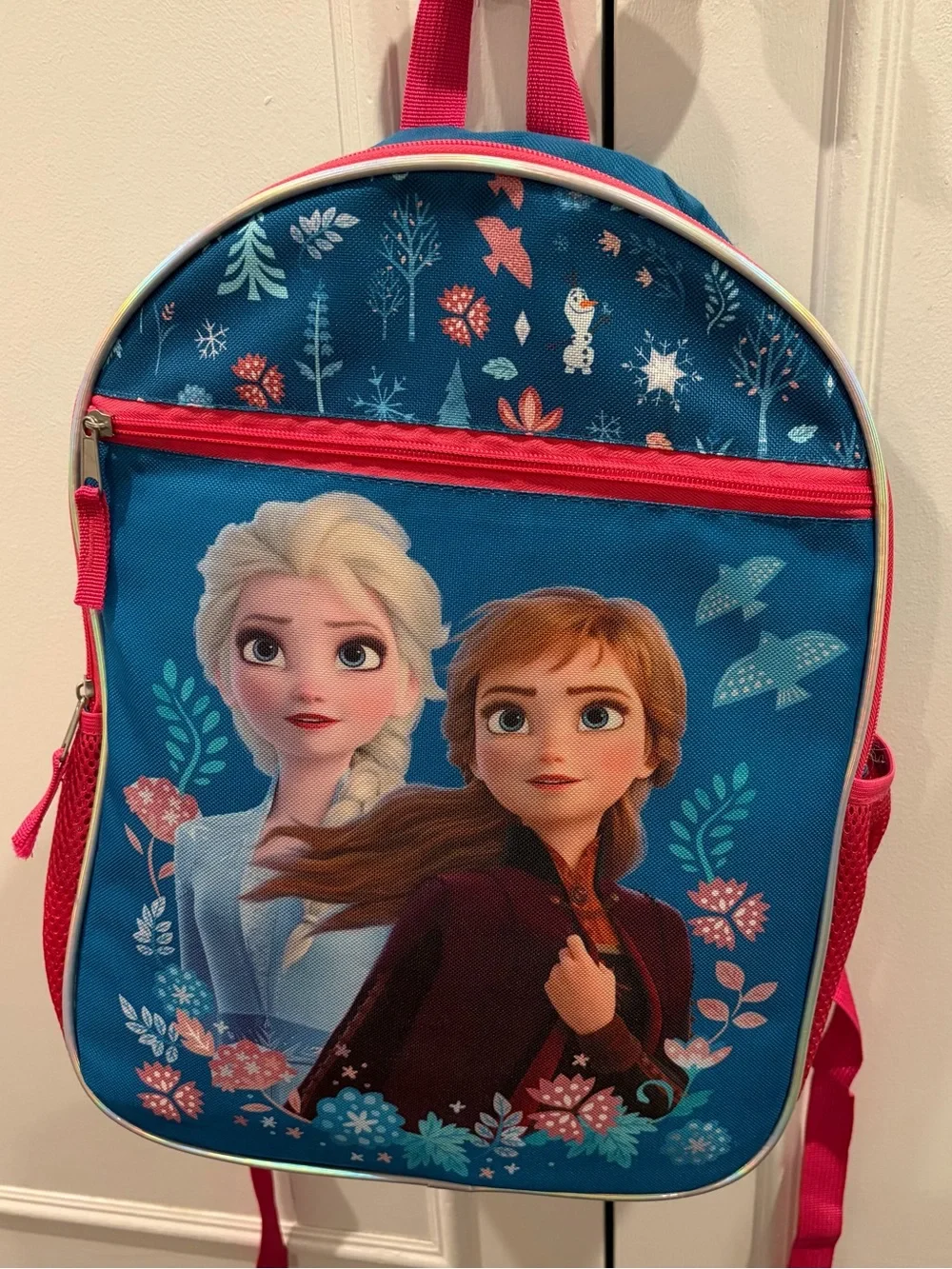 Disney Frozen Elsa & Anna Blue and Pink Kids Backpack